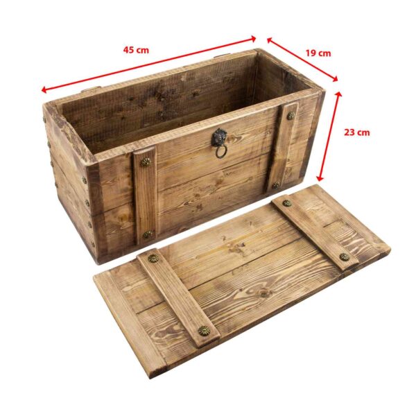 صندوقچه چوبی سنتی بزرگ دست ساز